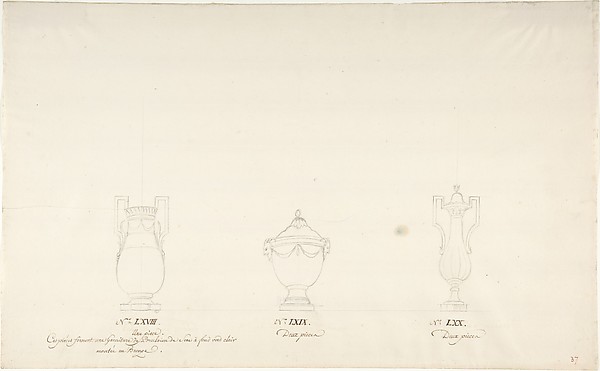 Design for Three Vases