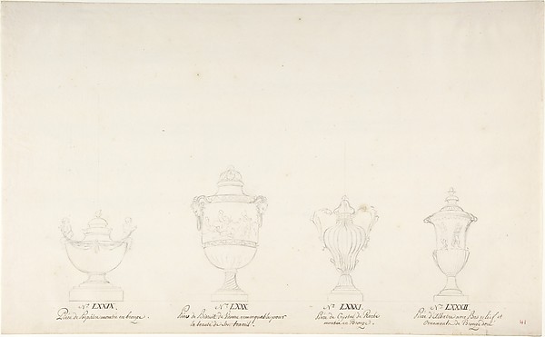 Design for Four Vases
