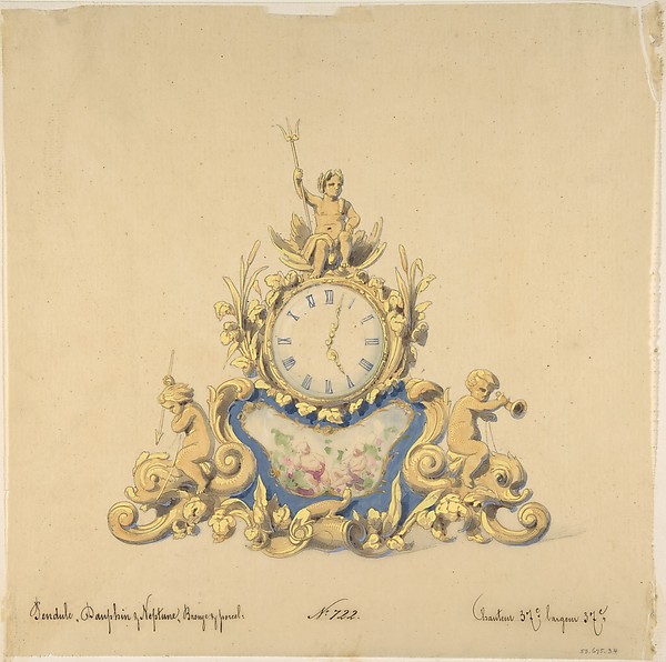 Design for a Clock with Neptune