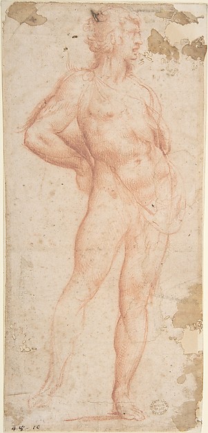 Standing Nude Man (Bacchus)