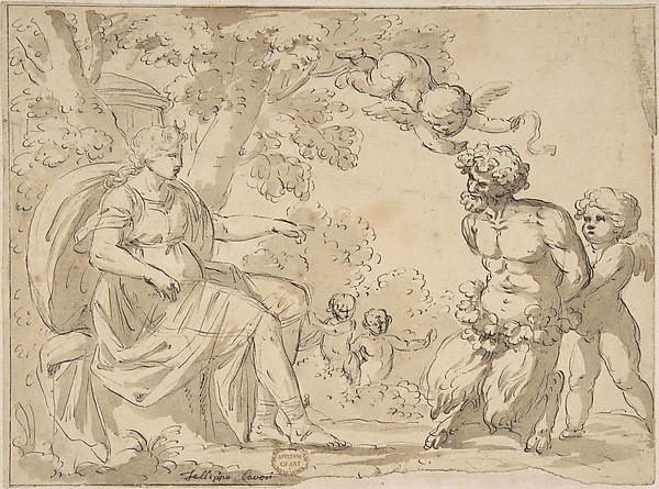 Diana and Satyr