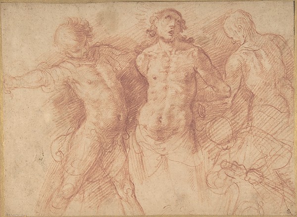 The Flagellation of Christ by Bernardo Cavallino