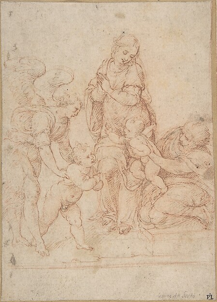 The Holy Family with the Infant St. John the Baptist and an Angel by Cesare da Sesto