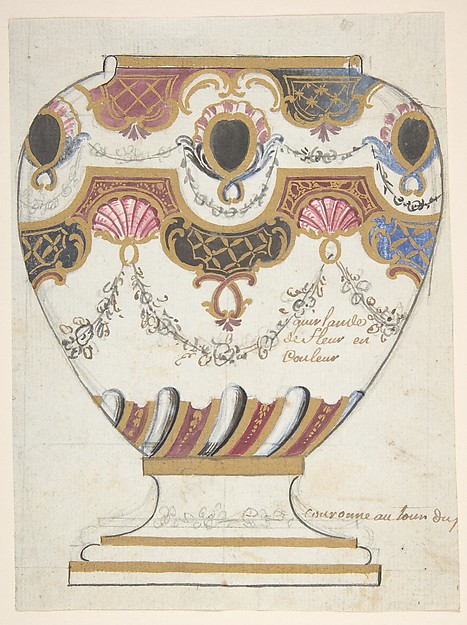 Design for a Porcelain Vase