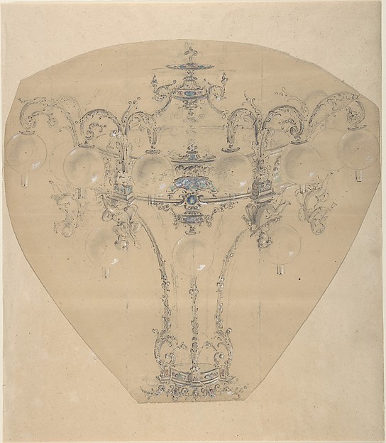Design for a Gas Chandelier