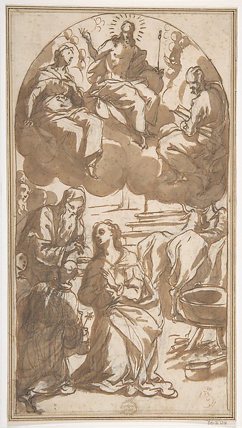 The Martyrdom of Saint Lucy (Her Last Communion before Being Dragged by Oxen)