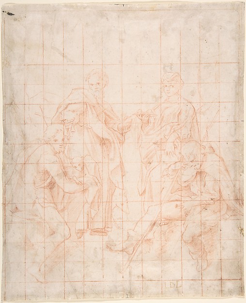Correggio (Antonio Allegri), Study of Four Saints