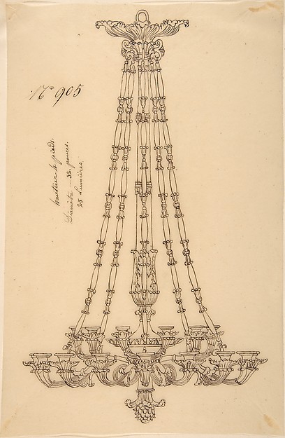 Design for a Hanging Chandelier