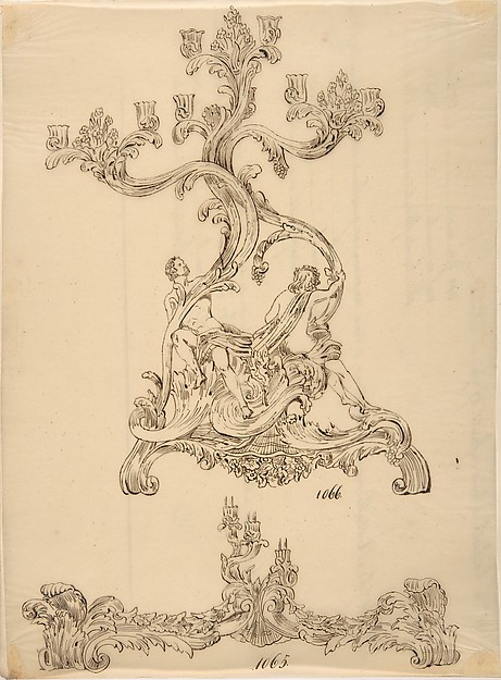 Designs for Two Candelabras