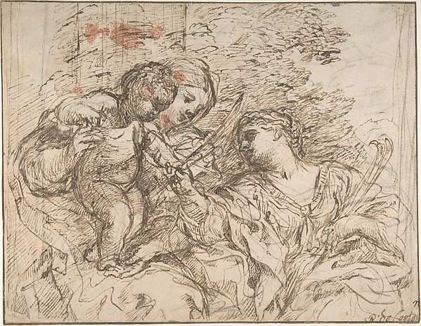 The Virgin and Child with Saint Martina