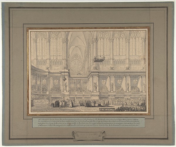 The Anointing of Louis XVI at His Coronation in Reims Cathedral, June 11, 1775