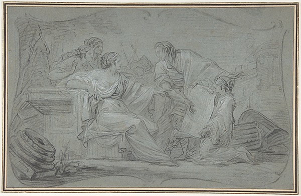 Semiramus Inspecting a Plan of Babylon