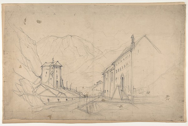 Design for a Stage Set at the Opéra, Paris