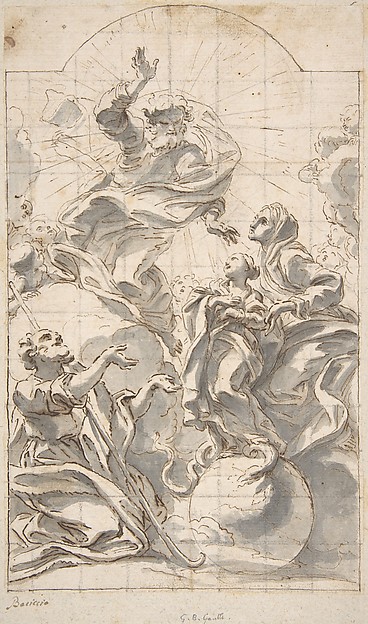 Giovanni Battista Gaulli (Il Baciccio), Allegory of the Immaculate Conception