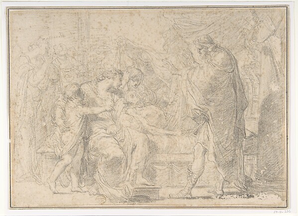 The Royal Family of Troy Mourning the Death of Hector