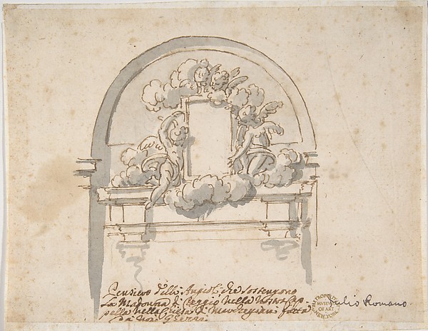 Angels Supporting a Frame