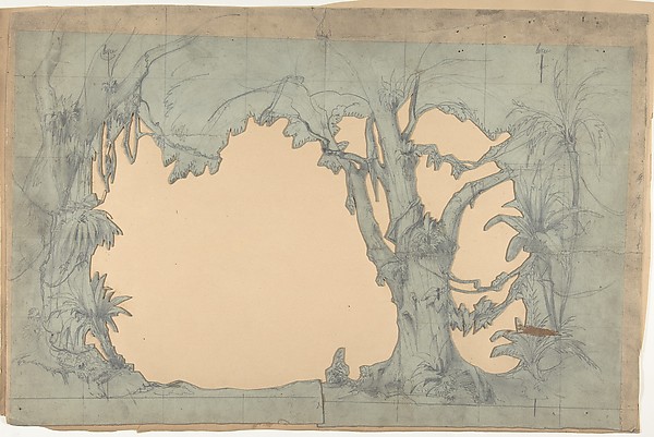 Design for a Stage Set at the Opéra, Paris