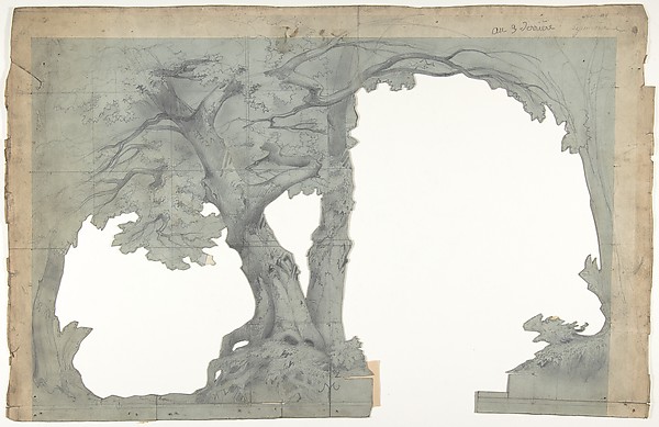 Design for a Stage Set at the Opéra, Paris