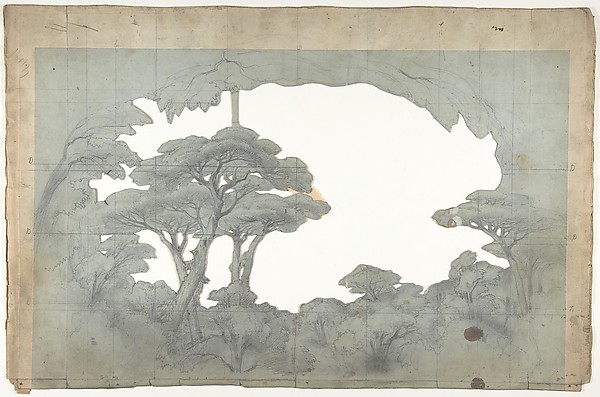 Design for a Stage Set at the Opéra, Paris