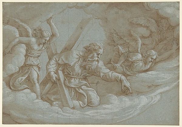 Apparition of Saint Andrew in Glory by Giulio Romano