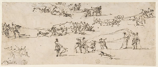 Bullbaiting in a Venetian Piazza