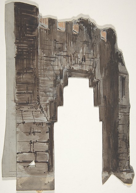 Design for a Stage Set at the Opéra, Paris
