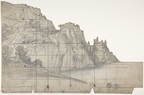 Design for a Stage Set at the Opéra, Paris