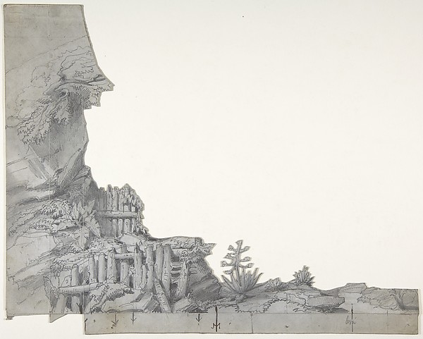 Design for a Stage Set at the Opéra, Paris