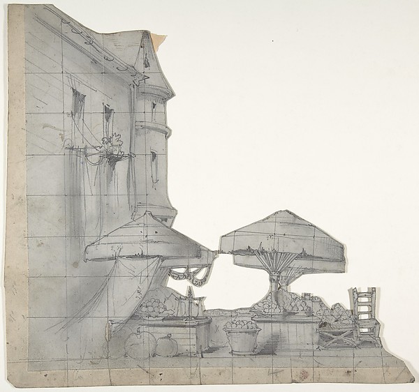 Design for a Stage Set at the Opéra, Paris