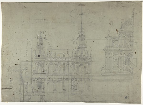 Design for a Stage Set at the Opéra, Paris