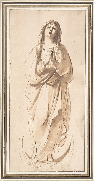 The Virgin Immaculate by Guercino (Giovanni Francesco Barbieri)