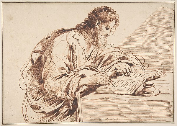 Saint Paul by Guercino (Giovanni Francesco Barbieri)
