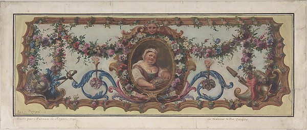 Design for a Tapestry Seat of a Sofa