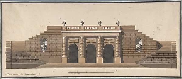 Architectural Design for a Rusticated Entrance