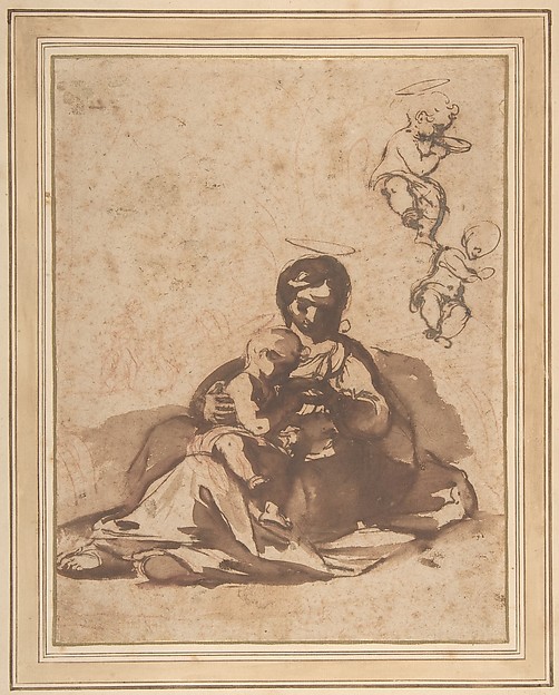 Studies for a Rest on the Flight into Egypt by Rutilio Manetti