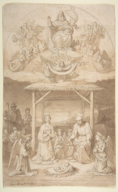 The Adoration of the Shepherds by Tommaso Minardi