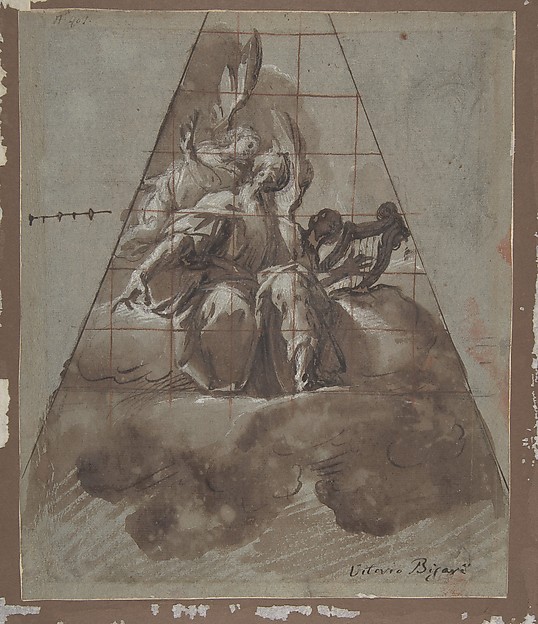 King David with Angels