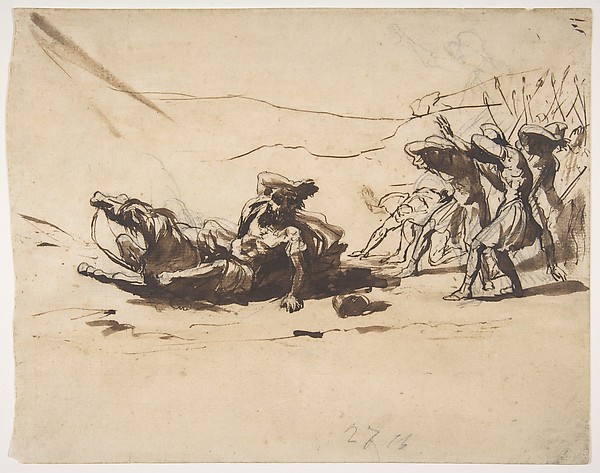 Conversion of Saint Paul by Pier Francesco Mola