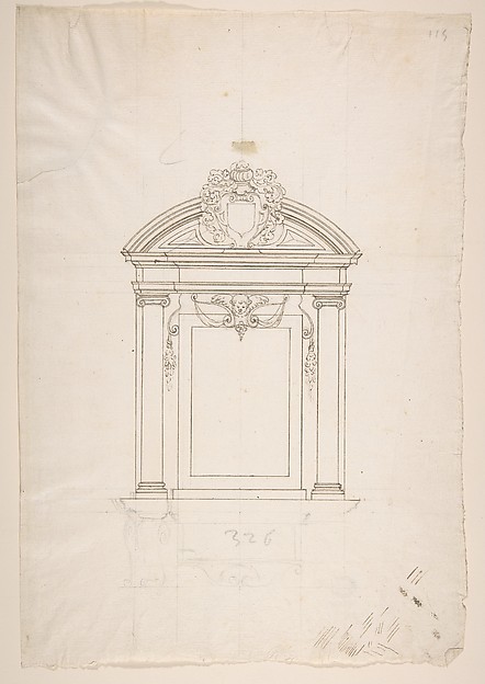 Design for a Wall Tomb