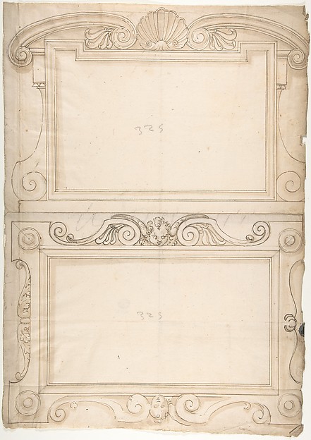 Two Designs for Carved Panels