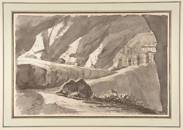 Design for a Stage Set (recto); Architectural Design (verso)