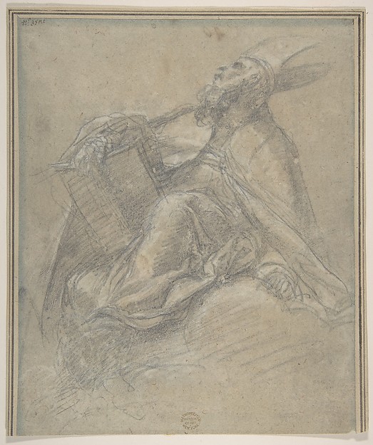Seated Bishop Holding a Book