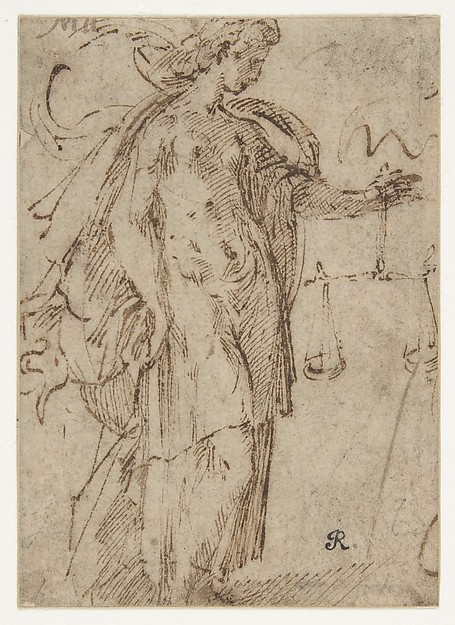Justice Holding Scales
