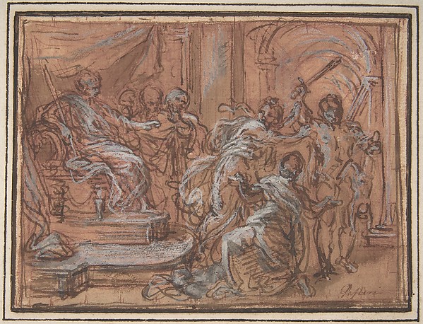 The Judgment of Solomon by Giuseppe Passeri (Passari)
