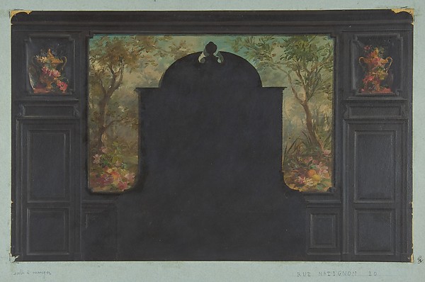 Design for the decoration of the dining room, 20 rue Matignon
