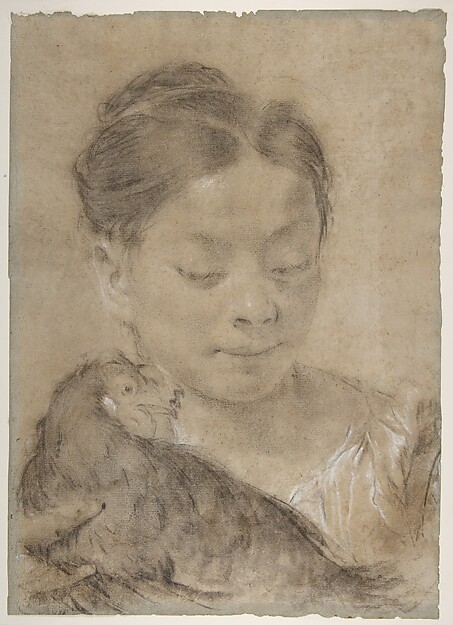 Girl with a Hen