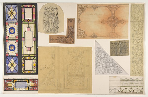 Ten designs for the decoration of the Opéra Comique, Paris