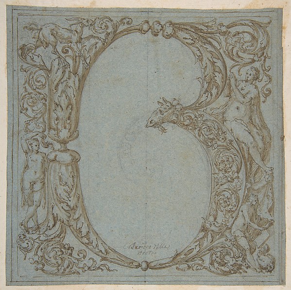 Design for an Ornamental Initial: B