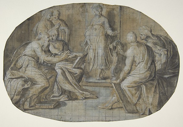 The Virgin and Saint Joseph find Jesus Disputing with the Doctors in the Temple by Camillo Procaccini