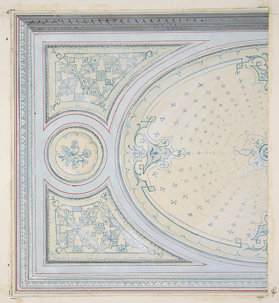 Design for the decoration of a ceiling